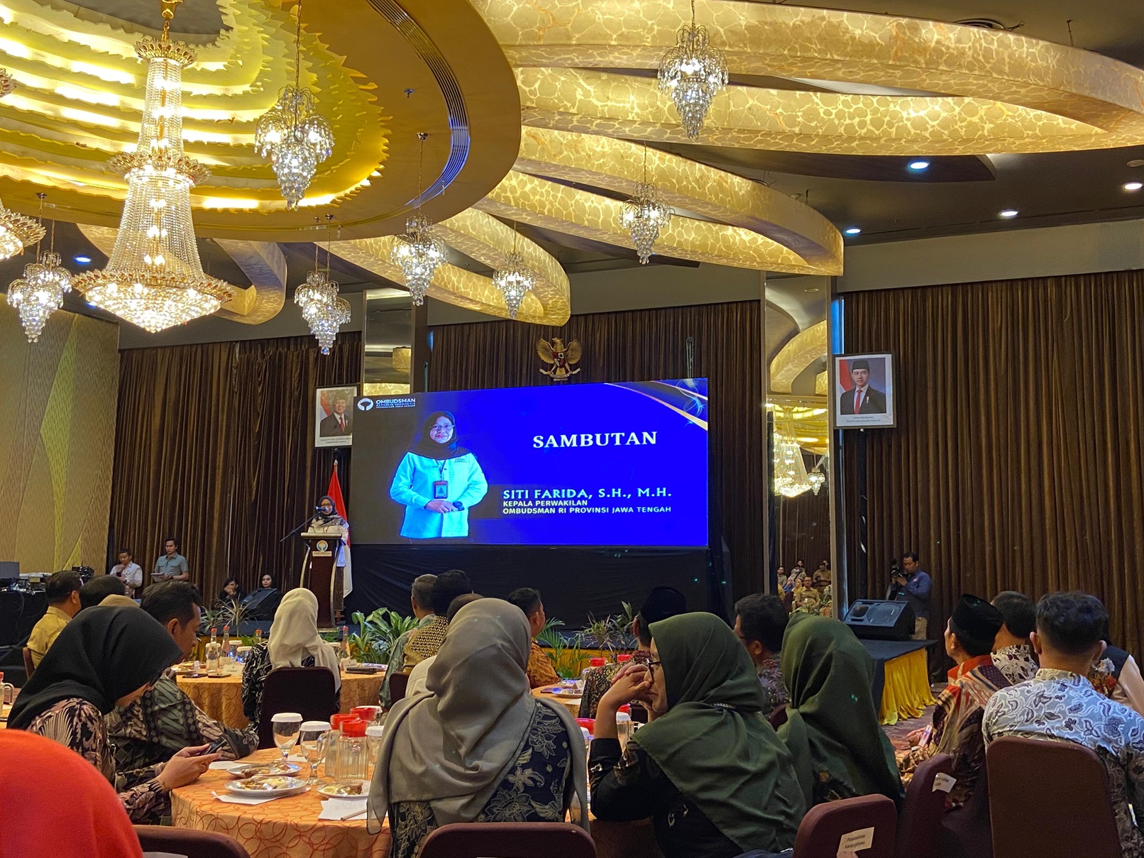 Diskominfo Hadiri Rakor Penyelenggaraan Pelayanan Publik dan Penyerahan Hasil Penilaian Ombudsman